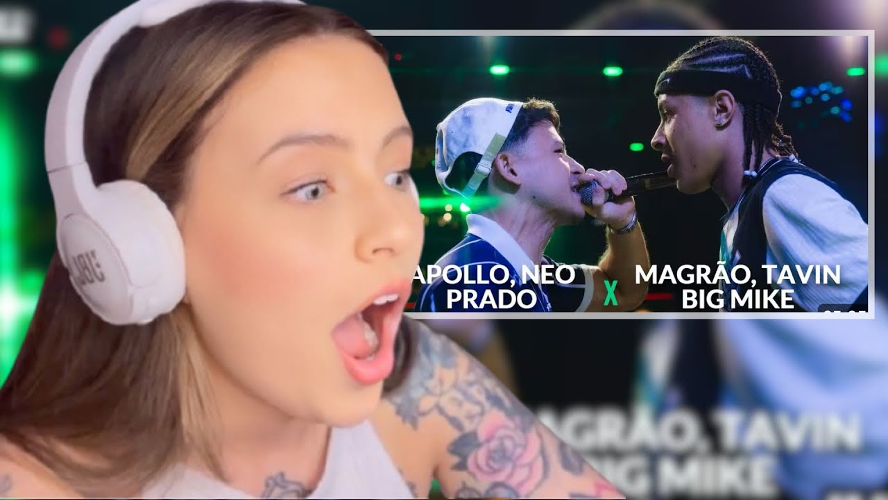 (CLIMA TENSO! 🤬) APOLLO, NEO E PRADO x MAGR&Atilde;O, TAVIN E BIG MIKE | BDN SPARTA | REACT Anna Caleg