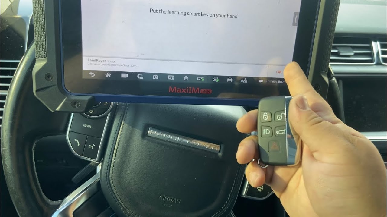 AUTEL IM608 PRO - RANGE ROVER 2010-2015 (ALL SMART KEYS LOST)