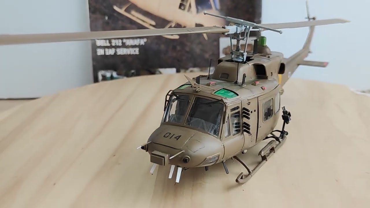 anafa helicopter. Italeri kit of bell 212 1/48