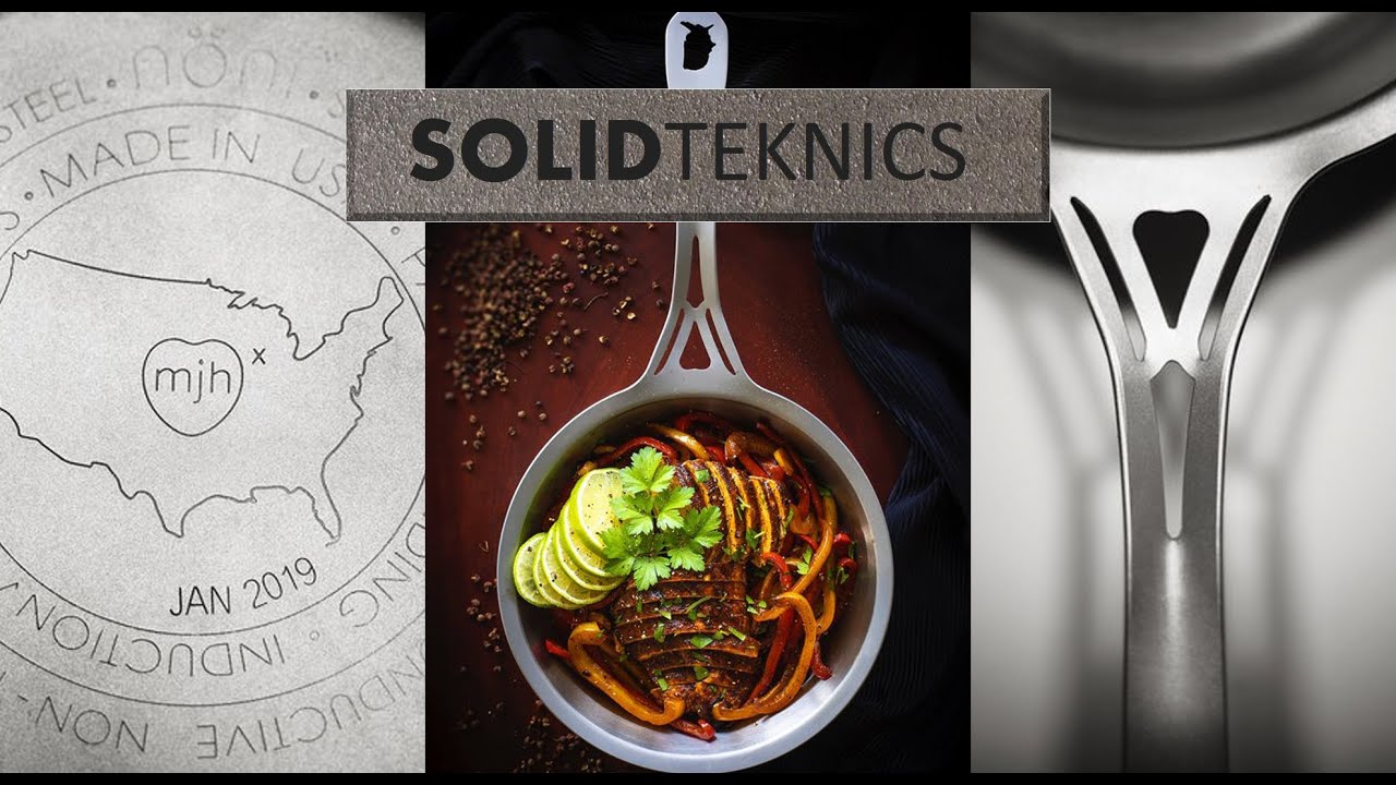 Camp Cookin' - Better Than Cast Iron?? SOLIDteknics wrought cookware made 100% in USA - REVIEW
