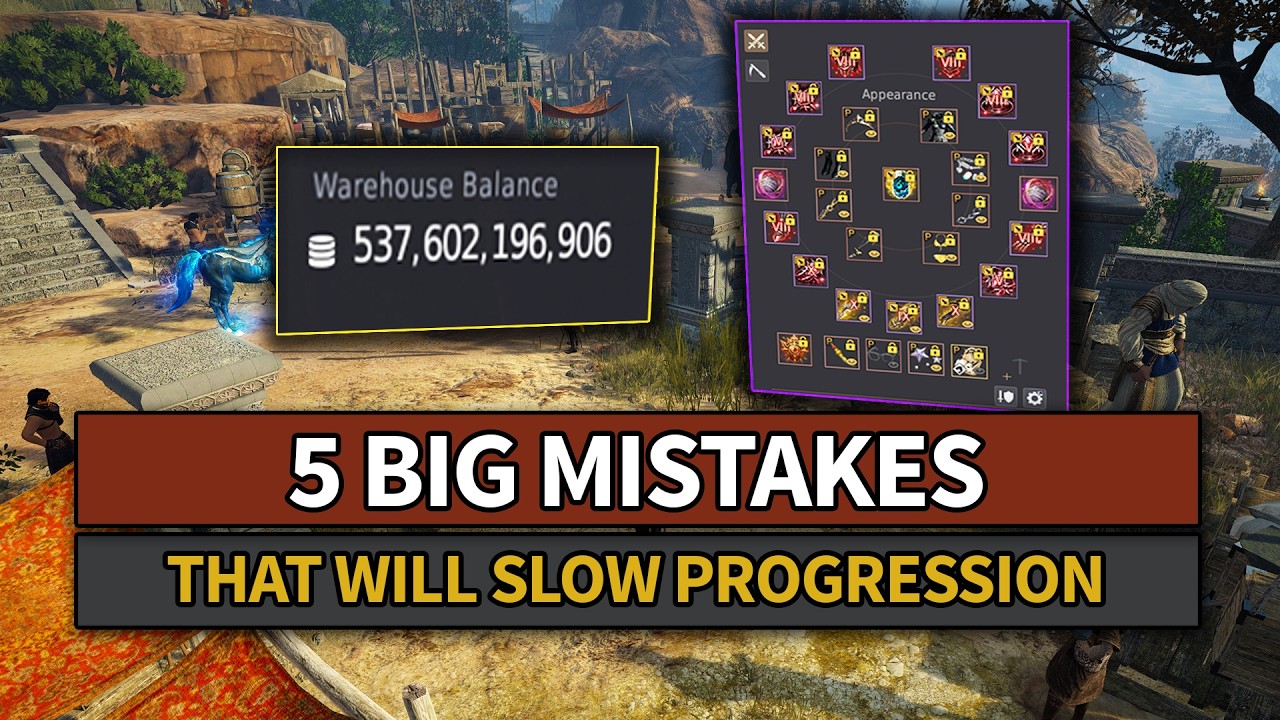 5 Mistakes Black Desert Players Make That Slow Progression