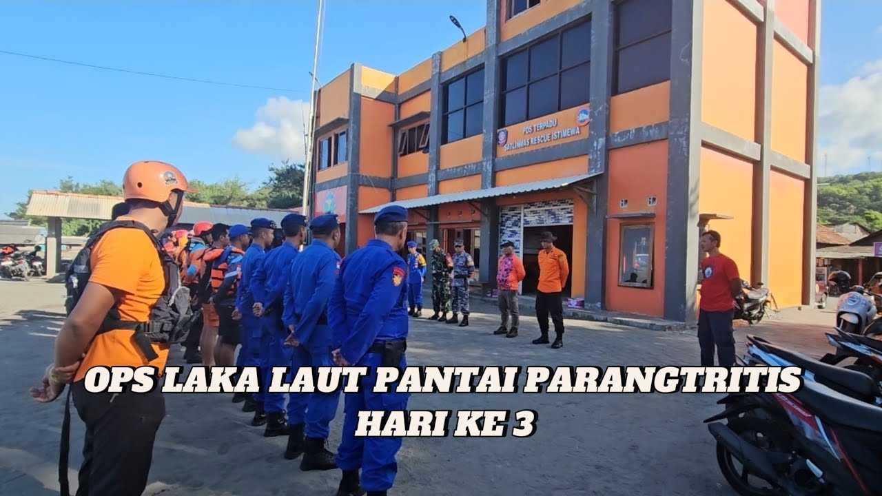 OPS LAKA LAUT HARI KE 3 PANTAI PARANGTRITIS MENERJUNKAN 2 JETSKY