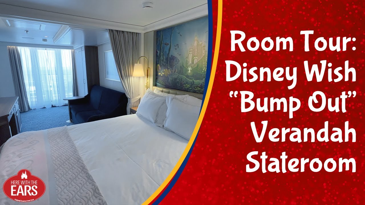 Disney Wish — каюта Deluxe Family Oceanview с экскурсией на веранду «Bump Out» — категория 4A — 1...