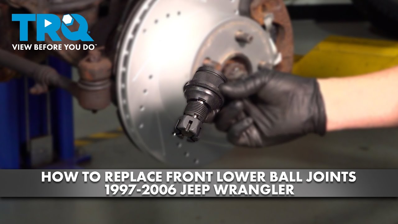 How to Replace Front Lower Ball Joints 1997-2006 Jeep Wrangler