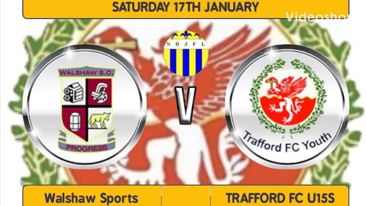 Trafford FC u15s v Walshaw Sports Club Wolves, North Bury L. 17/01/2025