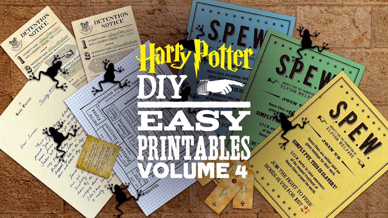 DIY Harry Potter Printables Vol 4