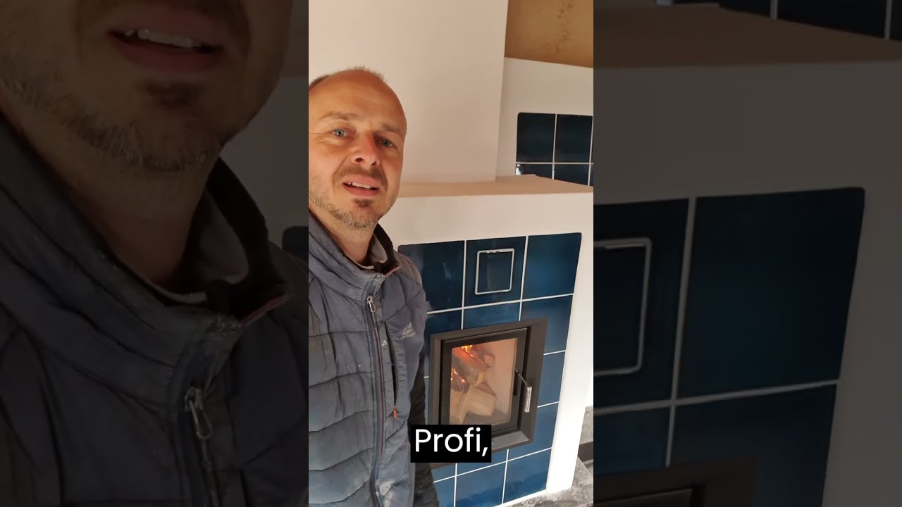 Modrobílá kamna s hypokaustem