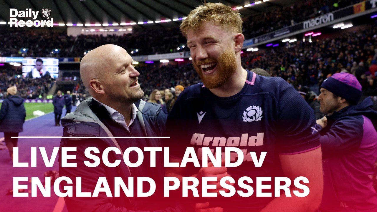 LIVE | Scotland v England post-match press conferences from Murrayfield