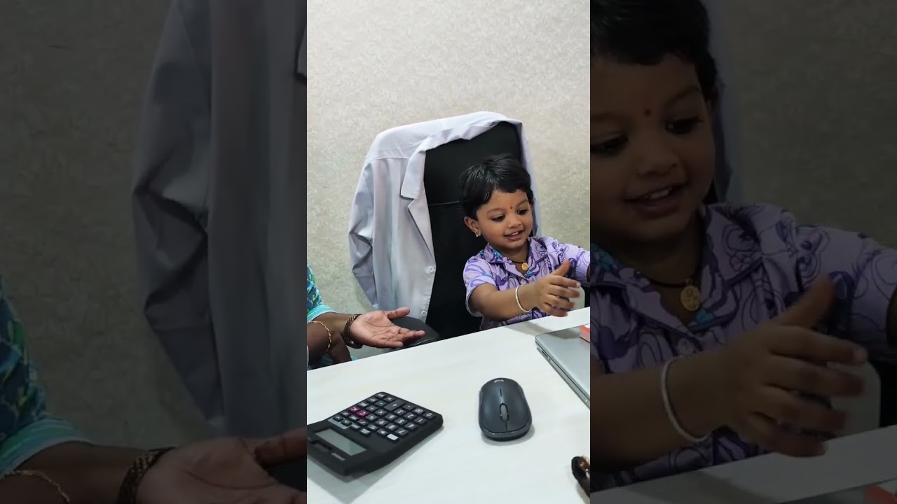In her Favourite Athaa clinic. 