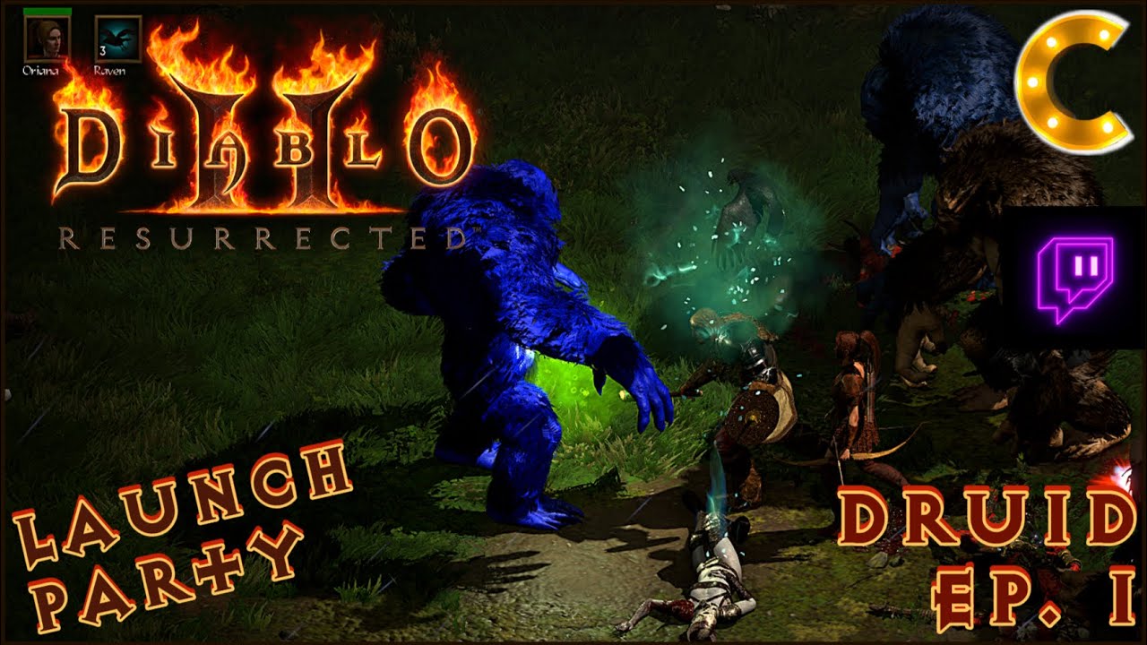 Diablo II: Resurrected Launch Party! Druid Playthrough (PC / RTX 3090)