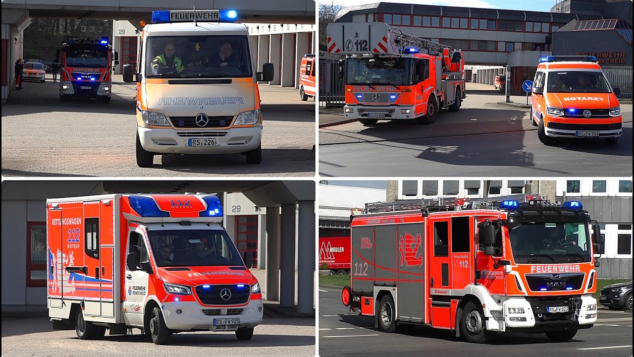 [Reserve ELW & TOJ Einheit] - Einsatzfahrten Feuerwehr & Rettungsdienst der Stadt Remscheid