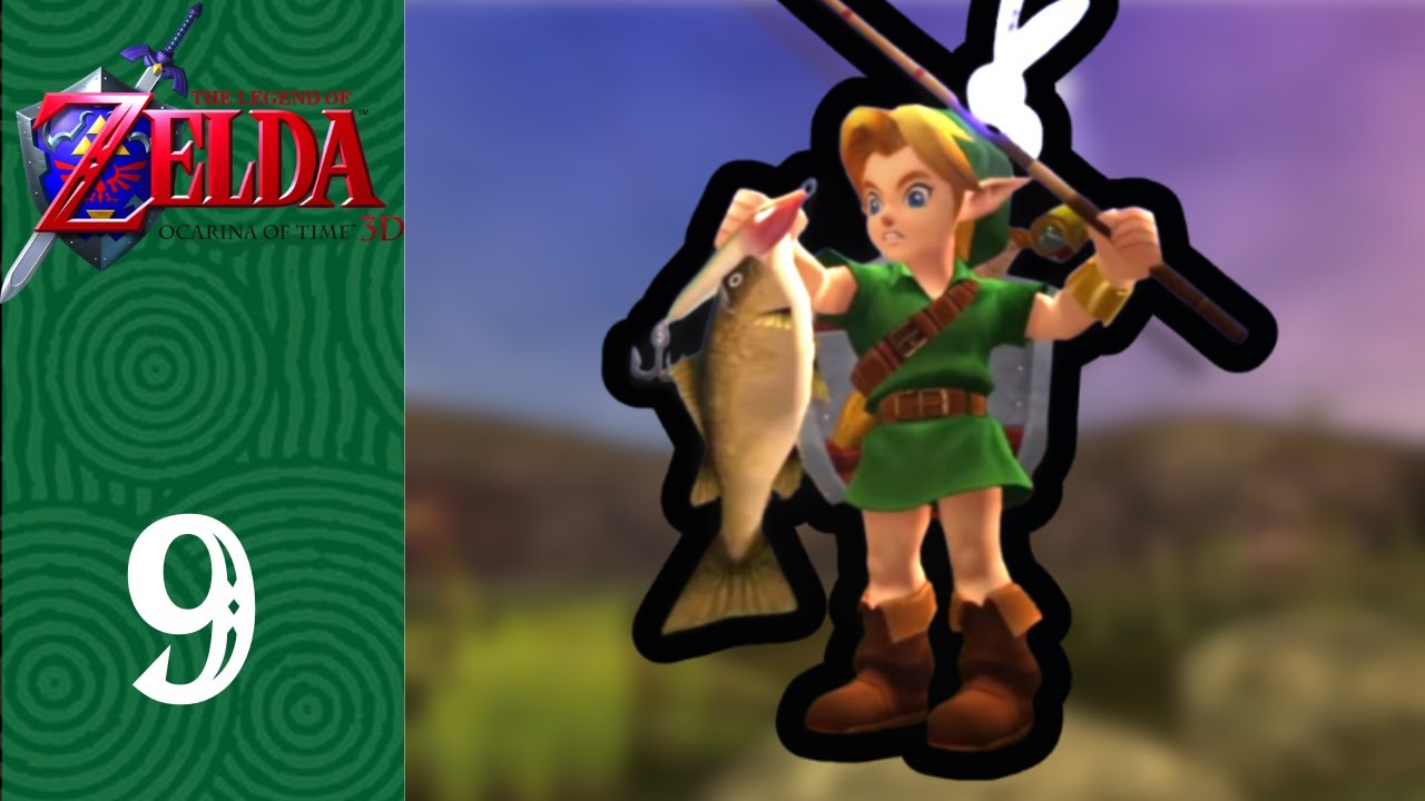 Ep9-  Lac Hylia, Pêche et Epouvantails ...| Let's Play Zelda Ocarina Of Time 3D
