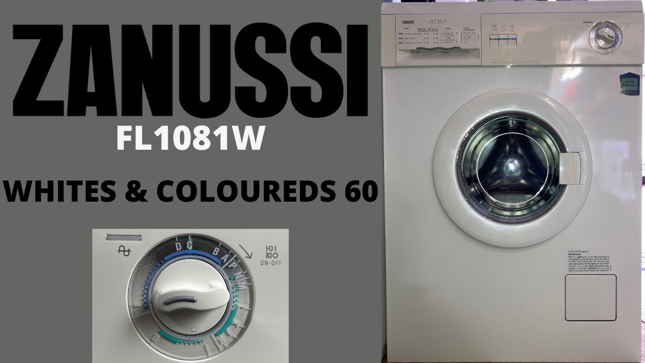Zanussi Nexus FL1081W Washing Machine - [C] Whites & Coloureds 60