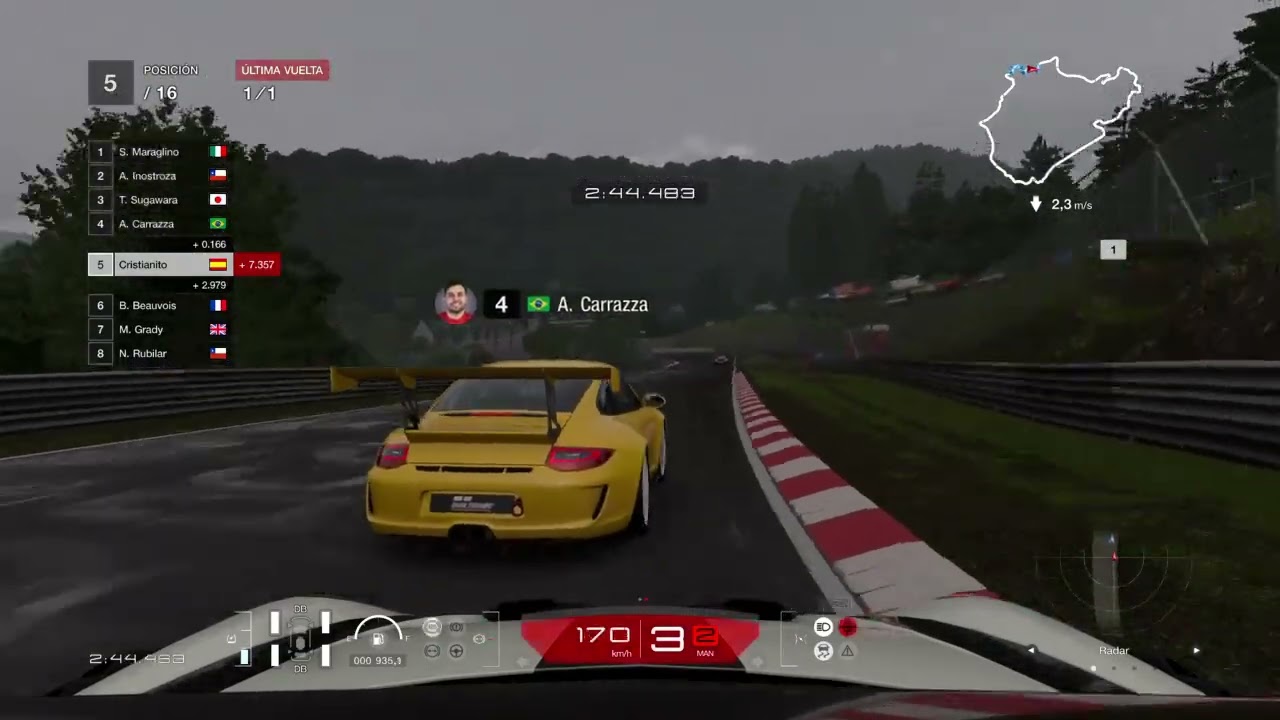 Carrera  Diaria nürburgring, GT7