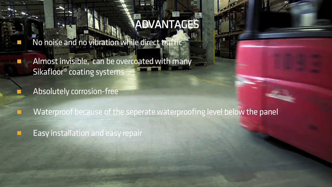 Sika FloorJoint - innovatiiviset liikuntasaumat