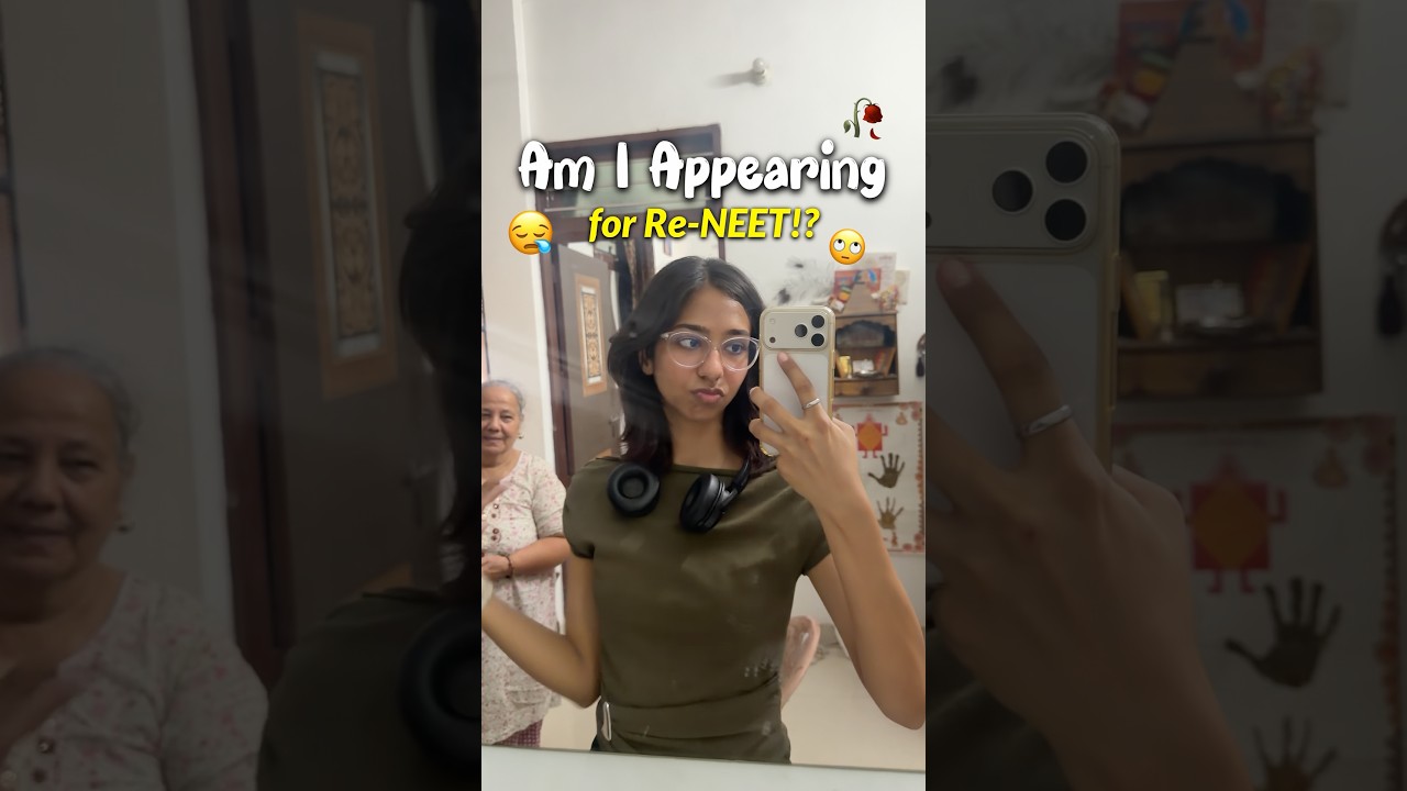 Update about *RE-NEET*! 🤨✍🏻🤦🏻&zwj;♀️ #ytshorts #shorts #minivlog #fyp #college #neet