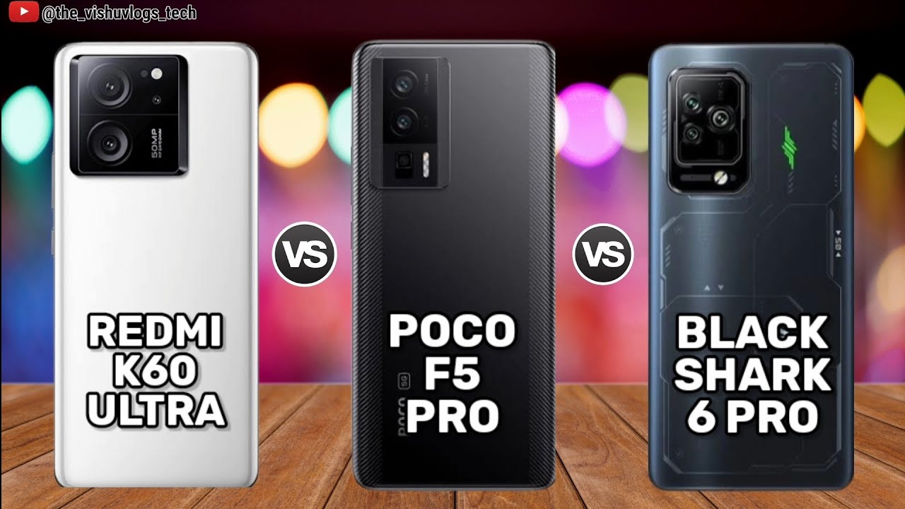Redmi K60 Ultra vs Poco F5 Pro vs Black Shark 6 Pro || Comparison Video || Price & Reviews 2023