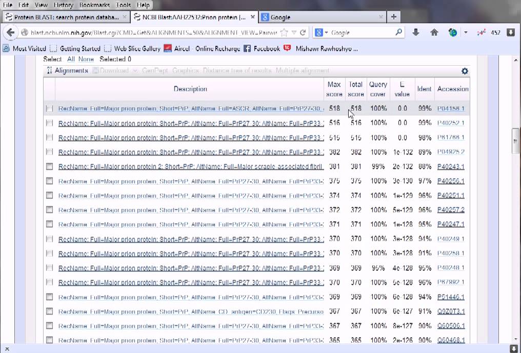 Bioinformatics practical 2 how to run NCBI  BLAST