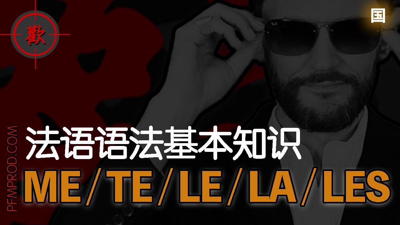 ME / TE / LE / LA - 法語語法基本知識複習 - PFMPROD.COM