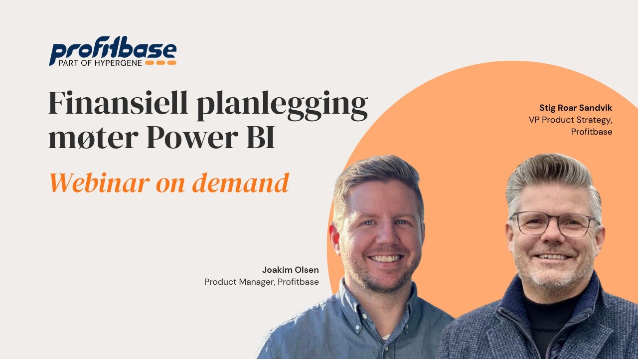 Webinar: Financial planning meets power BI