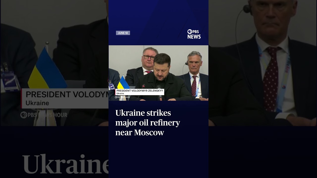 WATCH: Ukraine strikes major oil refinery near Moscow