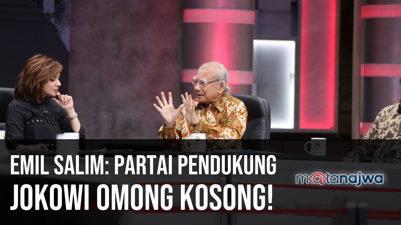 Ragu-Ragu Perpu - Emil Salim: Partai Pendukung Jokowi Omong Kosong! (Part 2) | Mata Najwa