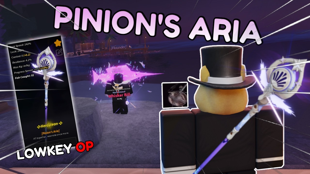 The New Pinion's Aria Rod in FISCH.