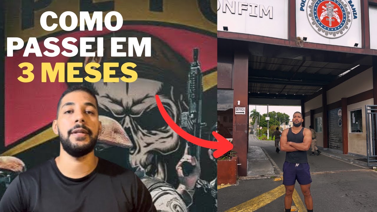 Aprovado na PMBA em 3 Meses – Meu Método