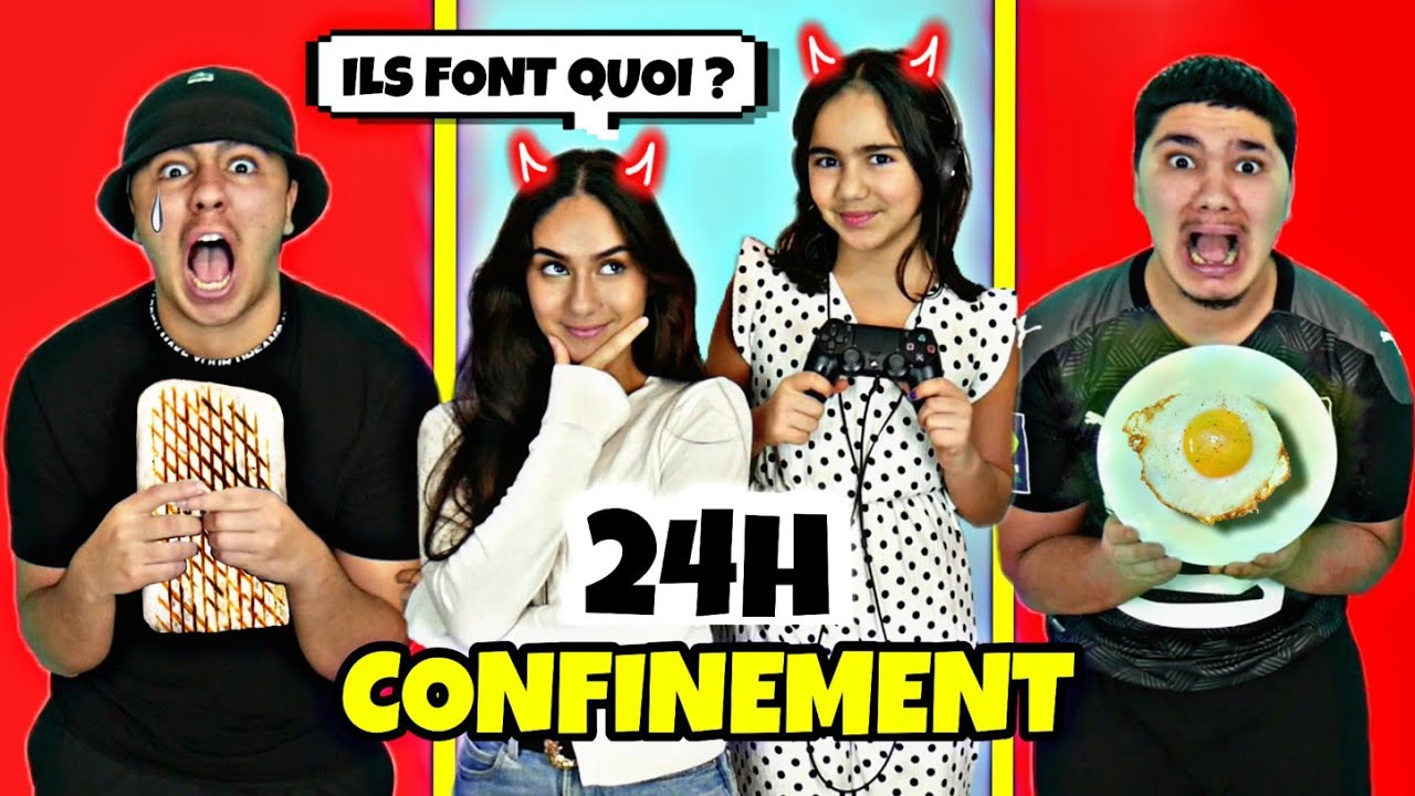 NOS SOEURS CONTRÔLENT NOTRE CONFINEMENT PENDANT 24H ! (UN ENFER)