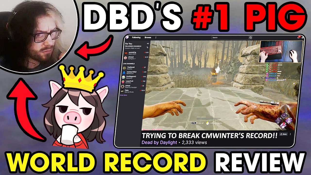 DbD's #1 Pig Reviews WORLD RECORD Attempt (How To Play Pig)