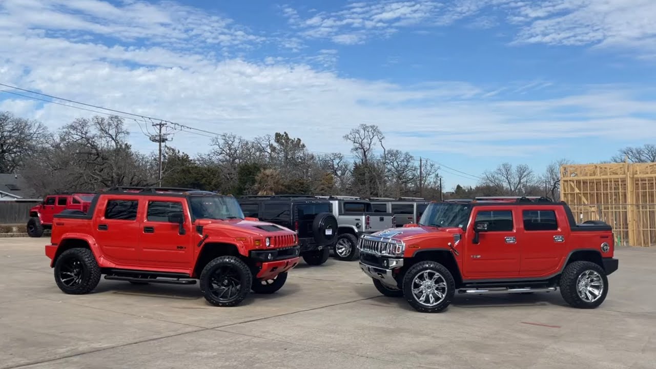 2008 Hummer H2 SUT Solar Flare x 2
