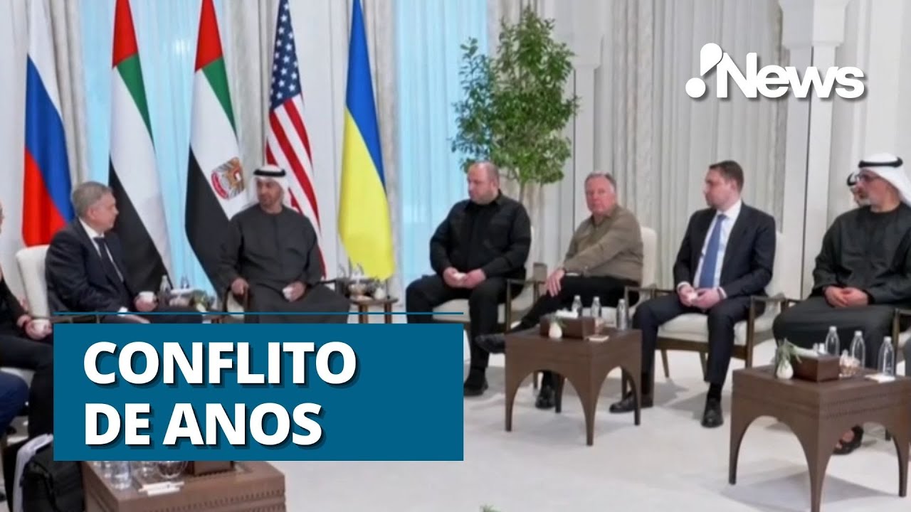 Reunião sobre a guerra entre Ucrânia e Rússia acontece nos Emirados Árabes