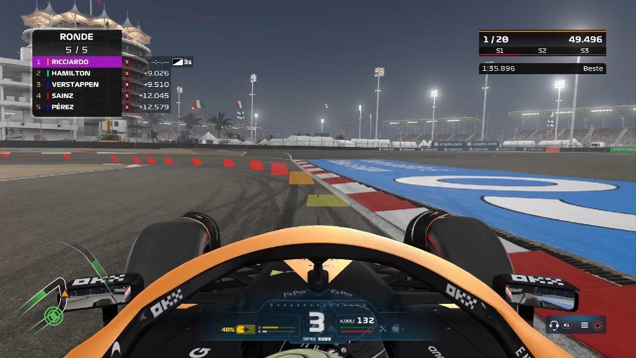 Na 1 jaar (of 2 idk) nog eens F1 spelen