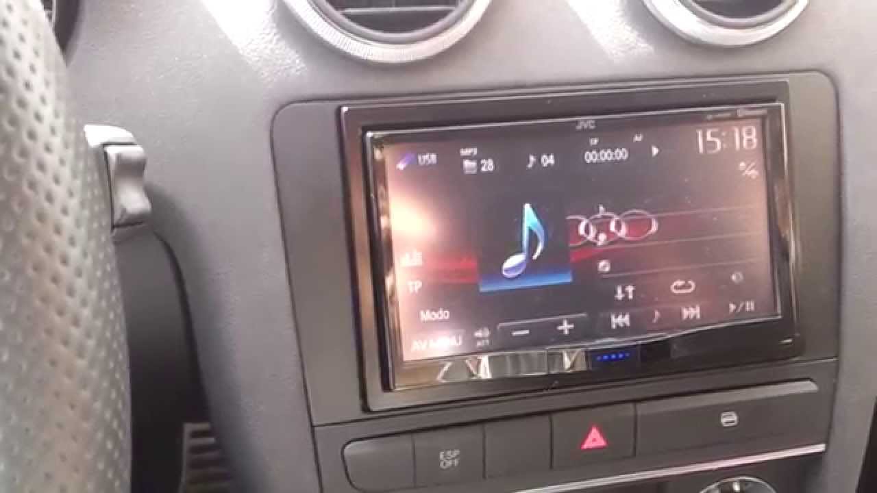 2 Din JVC KW-AV70BT Review en español