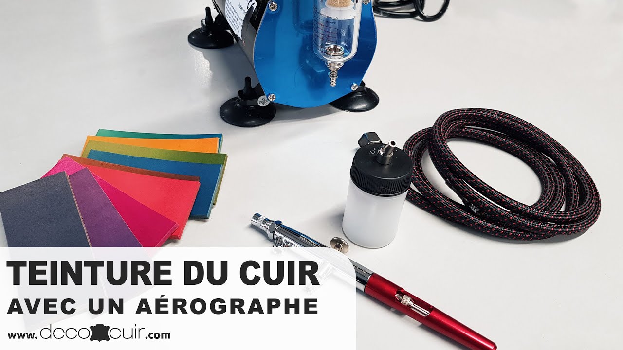 Comment teinter le cuir à l'aérographe ?