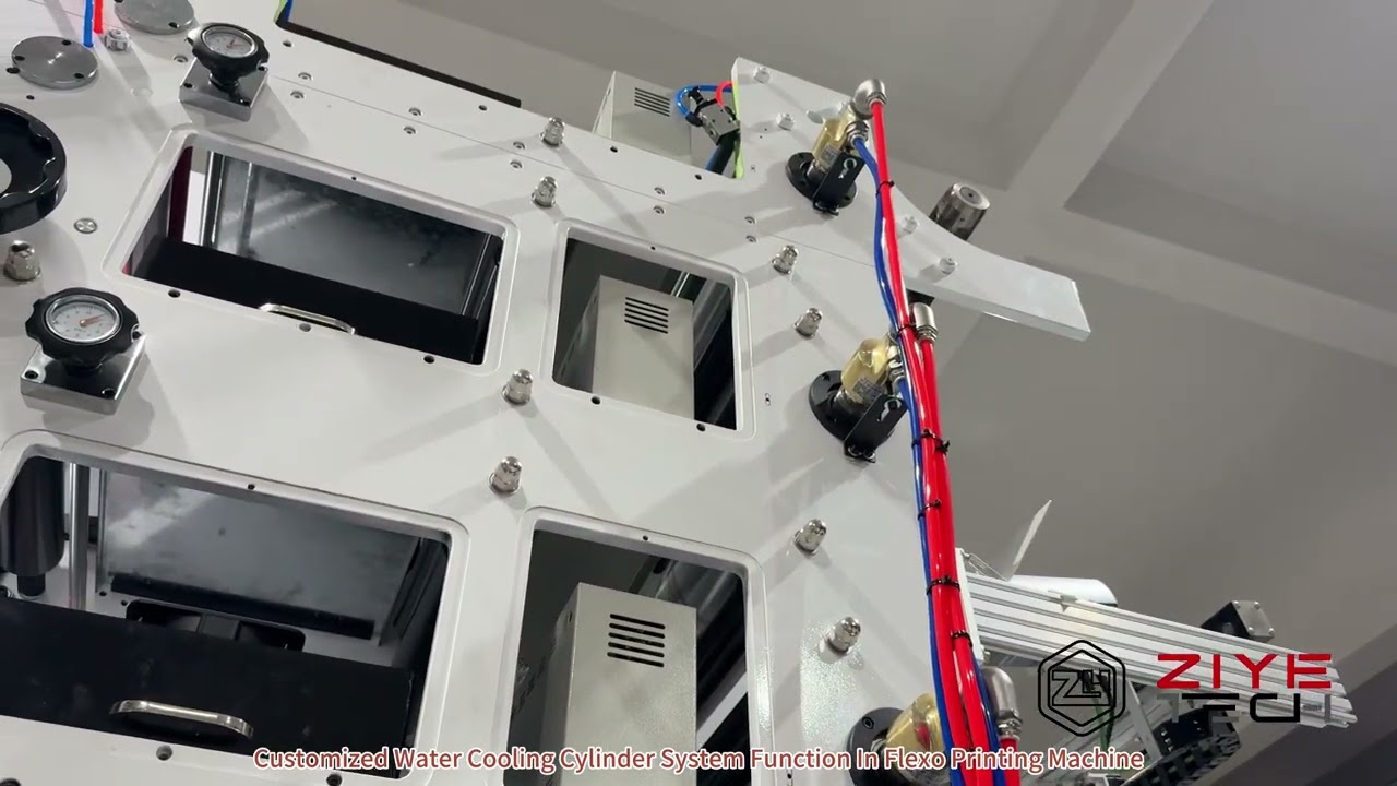 Water Cooling System In Stack Flexo Printer | 4K