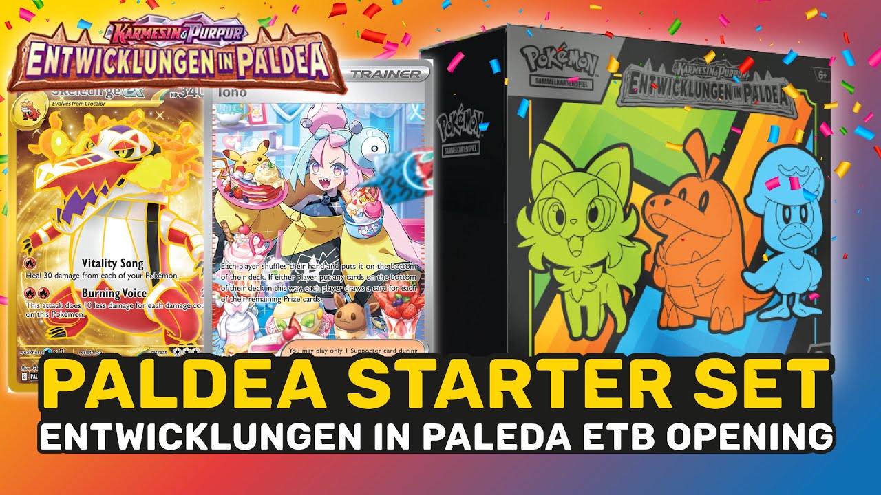POKEMON ENTWICKLUNGEN IN PAKDEA KARMESIN PURPUR ELITE TRAINER BOX 🔥 SV02 TTB ETB Deutsch Opening NEU