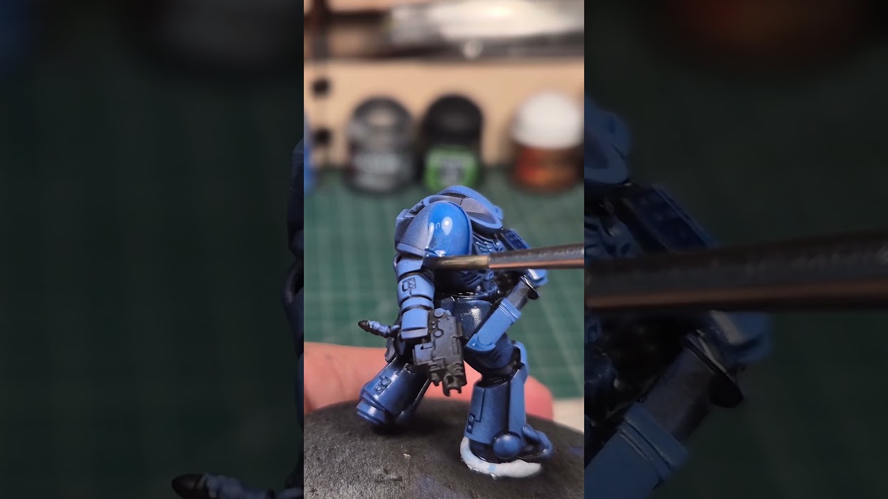 Pintar 10 Ultramarines en una tarde (&iexcl;sin sufrir!) Shorts | Space Marines #warhammer40k