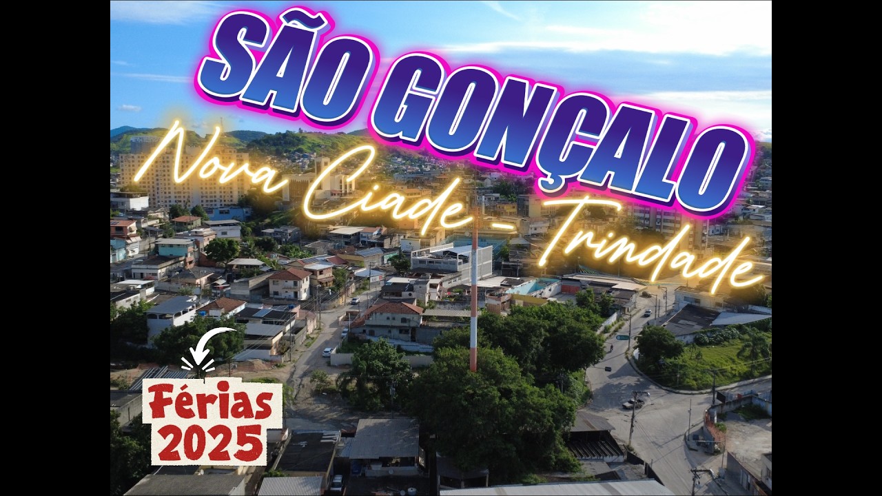 🚁 São Gonçalo lá do alto: Um mergulho em Nova Cidade e Trindade!