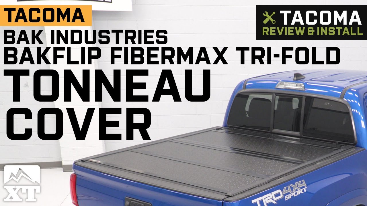Tacoma BAK Industries BAKFlip FiberMax Tri-Fold Tonneau Cover (2016-2019) Review & Install