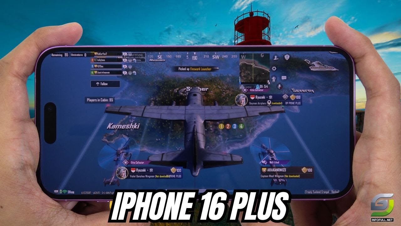 iPhone 16 Plus test game PUBG Update 2026