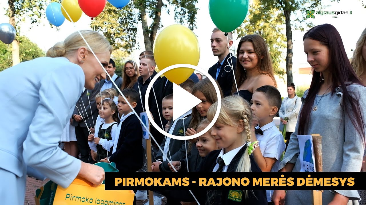 Pirmokams - rajono merės dėmesys