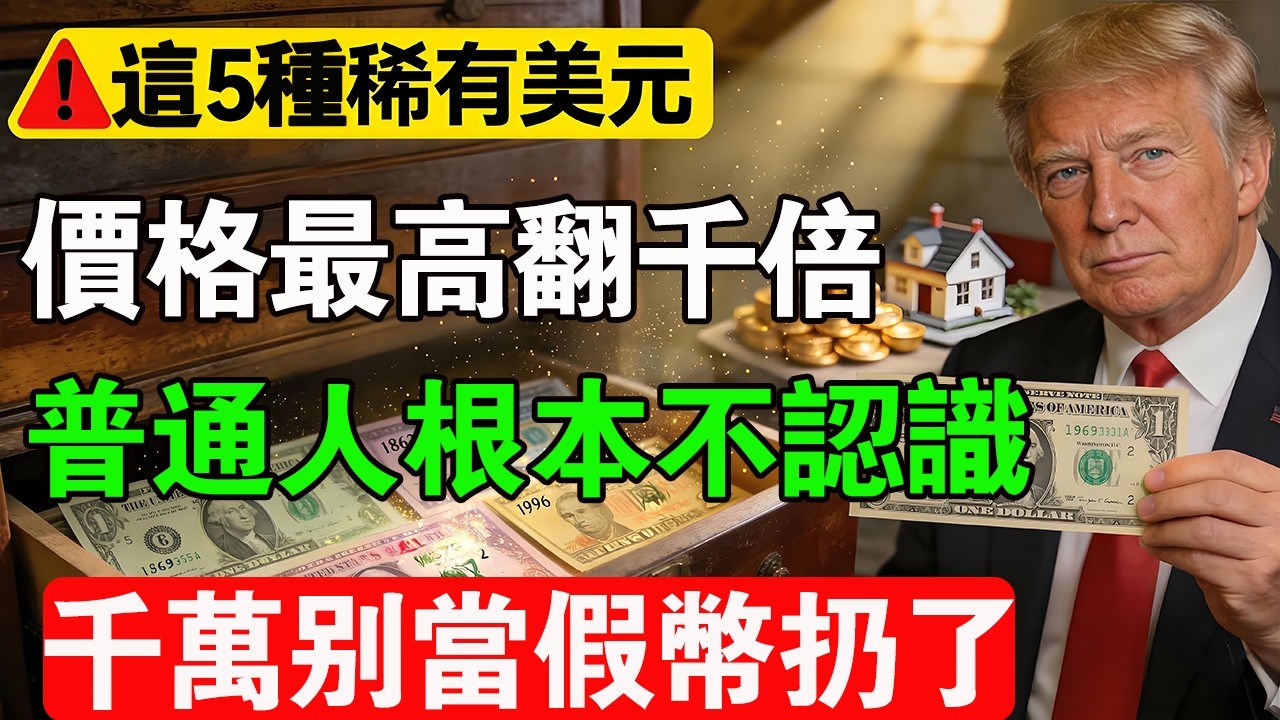 一張破舊2美元，竟能全款換豪宅？這5種2美元鈔票很寶貴！普通人根本分不清，也許就在你的錢包裏！#收藏  #稀有紙幣 #生活發現 #2美元 #美金#暴富 #撿漏#錢幣收藏#YouTube趨勢#千萬別花