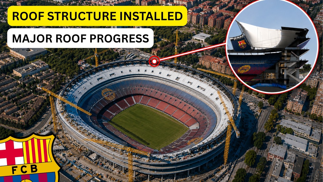 Camp Nou&rsquo;s NEW Shape Is Finally Revealed! Massive Compression Ring Installed | July 2026