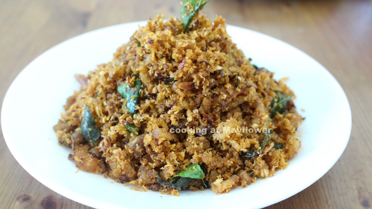 Unakka Sravu Chammanthi l Unakka Meen Chammanthi l Dry shark fry