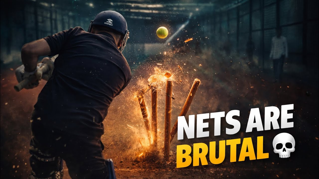 Surviving the Brutal Nets Session | Cricket | Practice