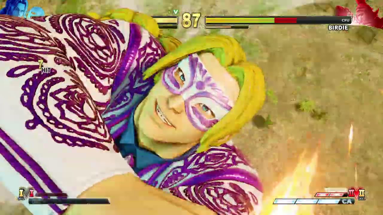 BALROG VS BIRDIE バルログ対バーディーで戦ってみた Street Fighter V
