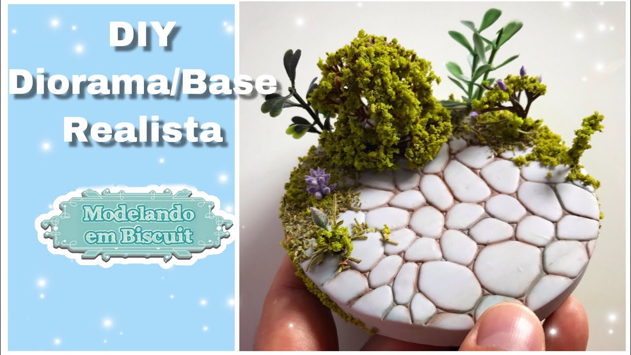 DIY - Diorama / Base realista de biscuit