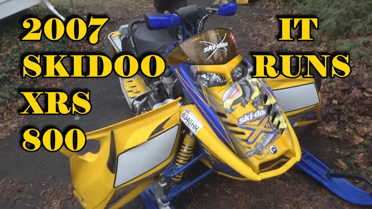 2007 SKI DOO XRS 800 Part 2