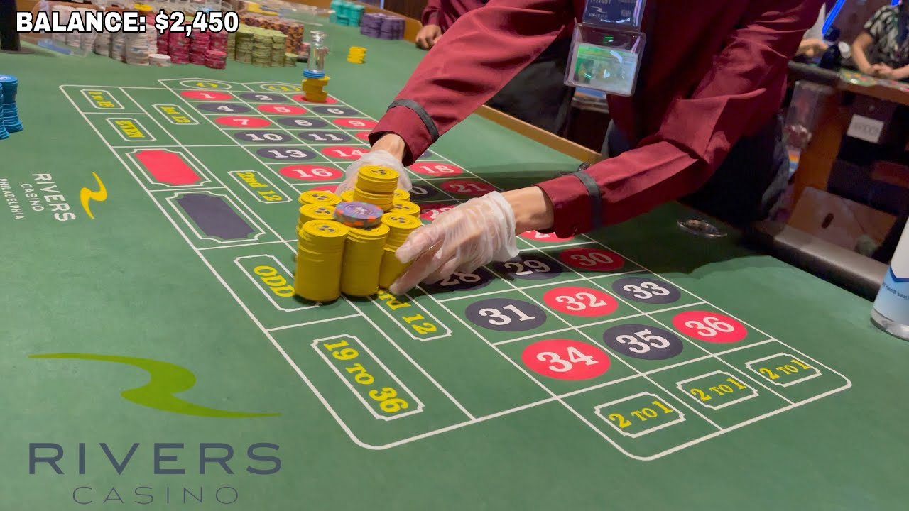 I Hit For $2K+ At Rivers In Philly. Live Roulette Jackpot Hit!